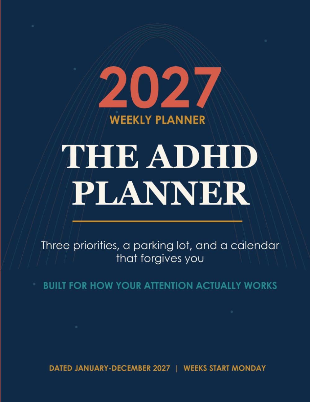 2027 The ADHD Planner — front cover