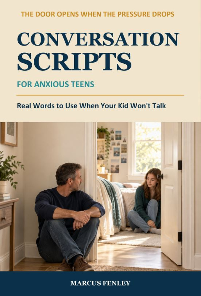 Conversation Scripts for Anxious Teens — front cover